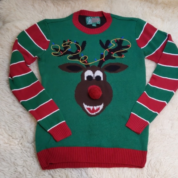Rudolph Peppermint Poop Ugly Christmas 